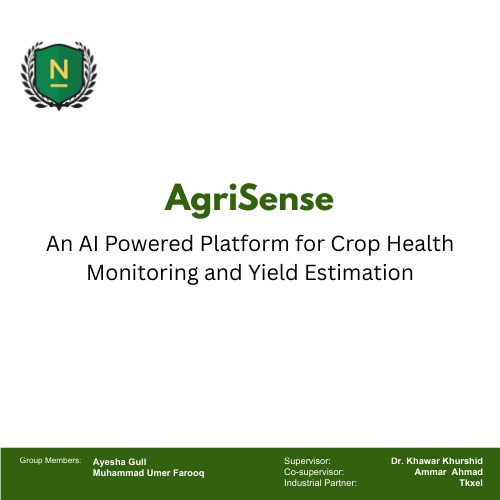 AgriSense: An AI Powered Platform for Image-Based Crop Health Monitoring and Yield Estimation